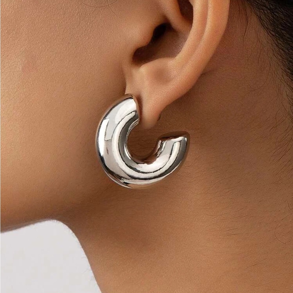 Chunky modern earrings